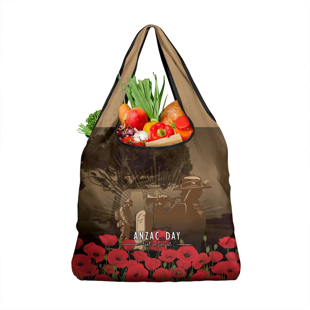Australia - New Zealand ANZAC Lone Pine Grocery Bag The Last Post
