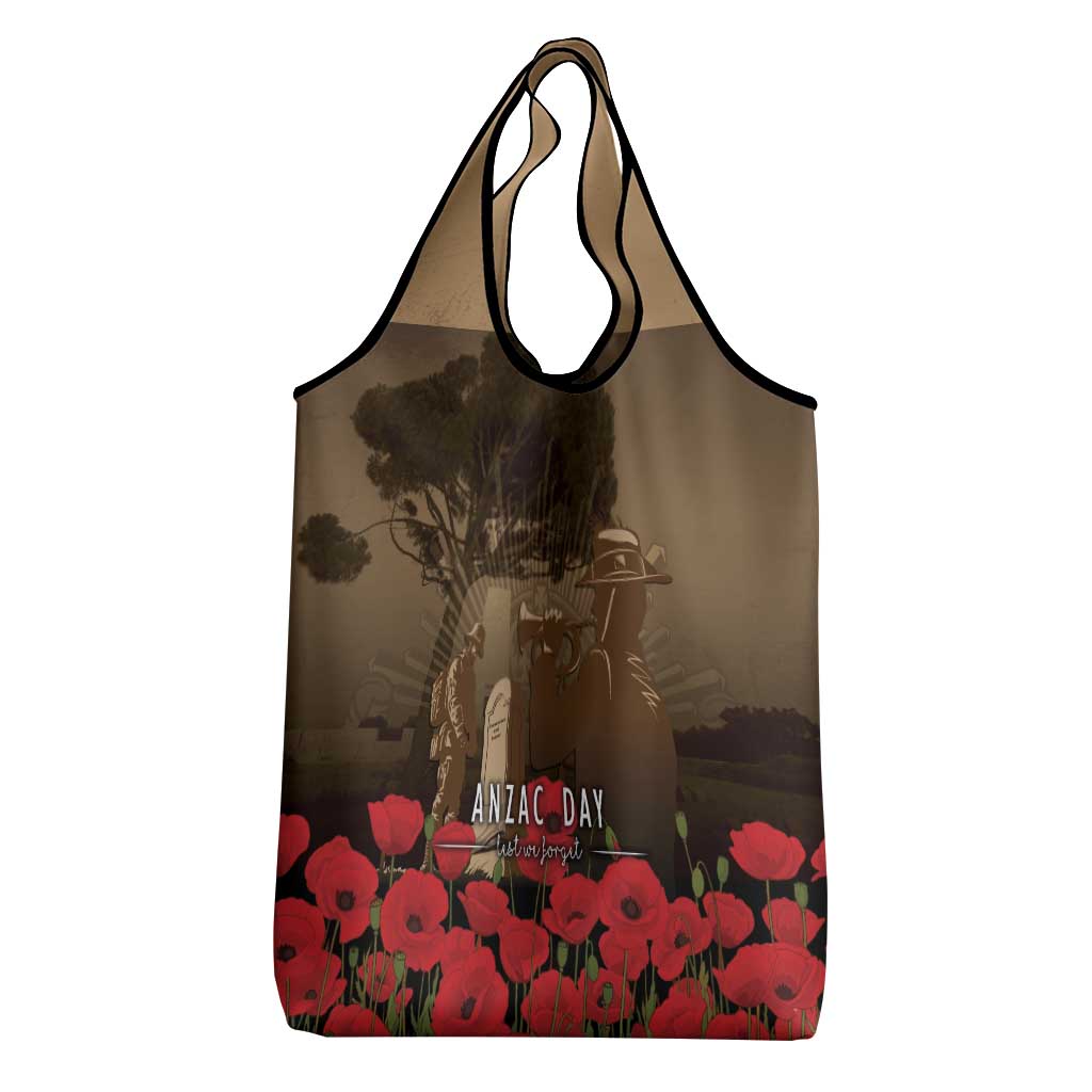 Australia - New Zealand ANZAC Lone Pine Grocery Bag The Last Post