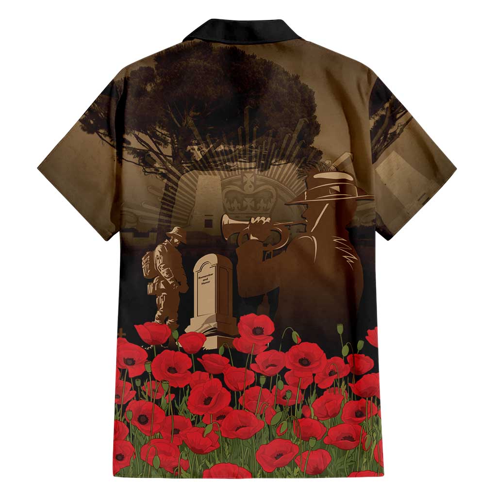 Australia - New Zealand ANZAC Lone Pine Hawaiian Shirt The Last Post