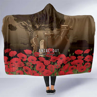 Australia - New Zealand ANZAC Lone Pine Hooded Blanket The Last Post
