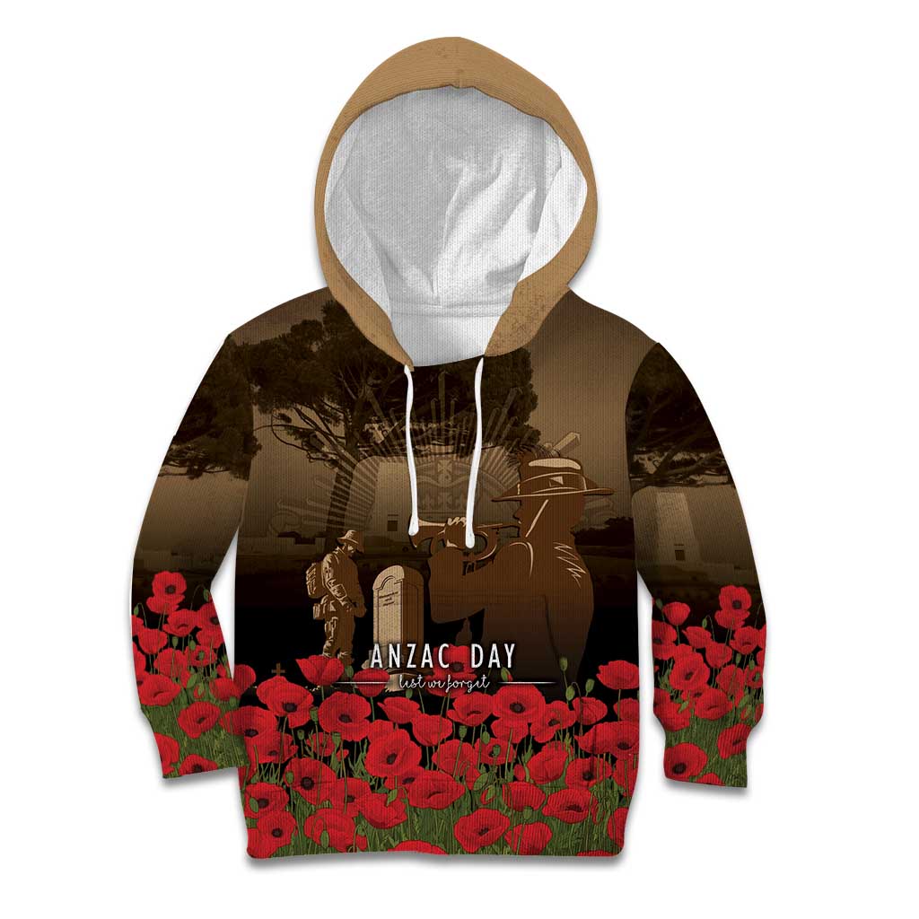 Australia - New Zealand ANZAC Lone Pine Kid Hoodie The Last Post