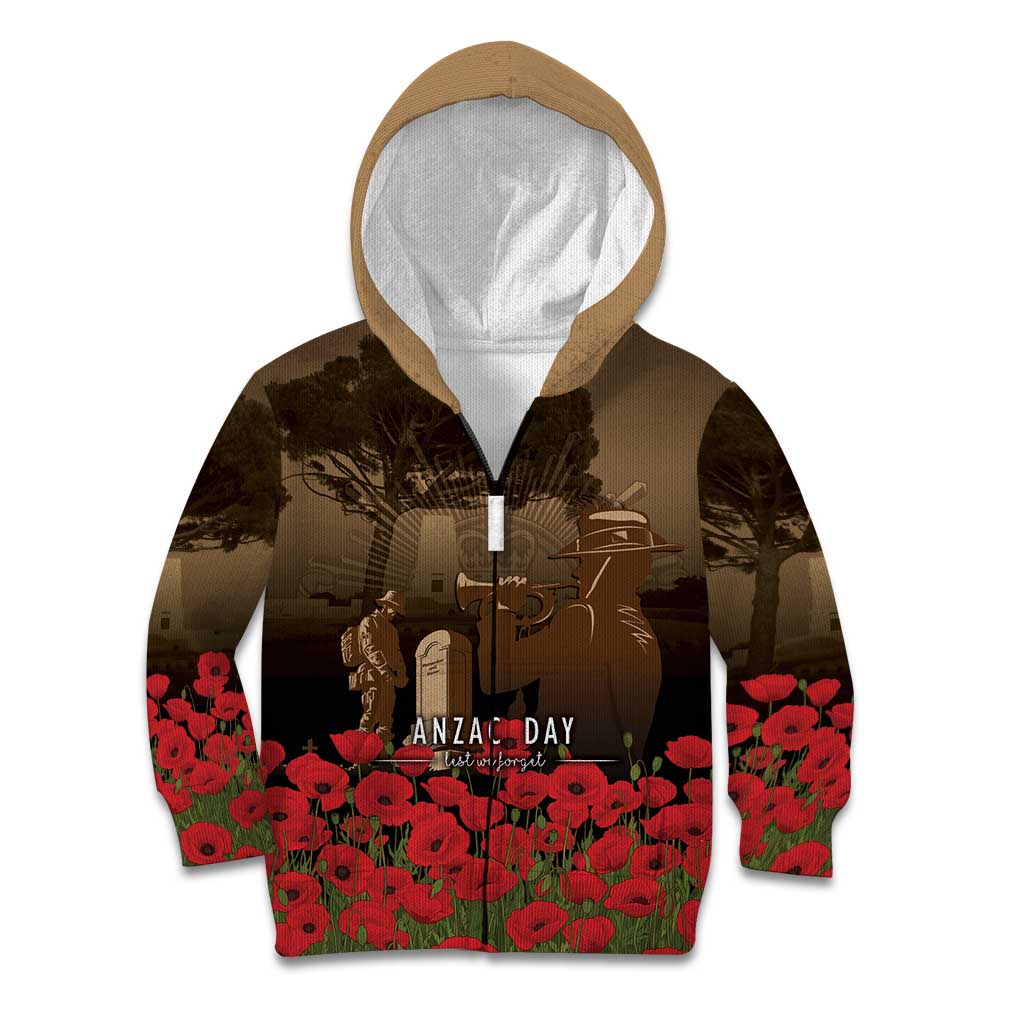 Australia - New Zealand ANZAC Lone Pine Kid Hoodie The Last Post