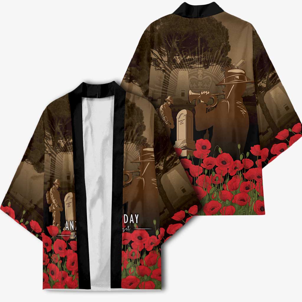Australia - New Zealand ANZAC Lone Pine Kimono The Last Post