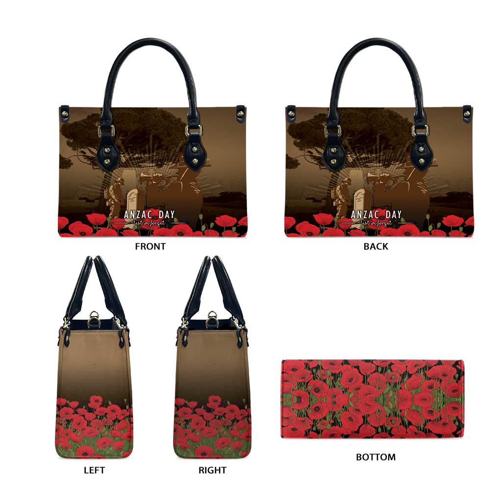 Australia - New Zealand ANZAC Lone Pine Leather Bag The Last Post
