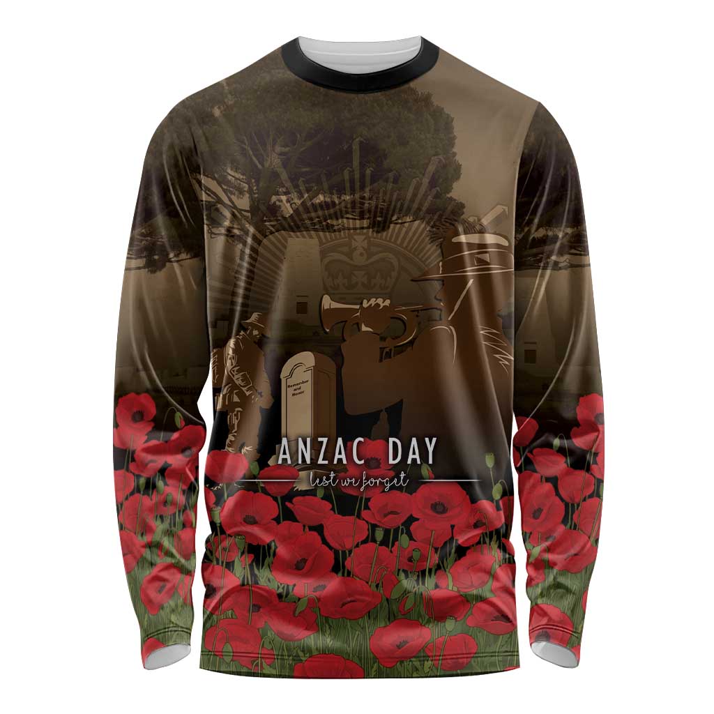 Australia - New Zealand ANZAC Lone Pine Long Sleeve Shirt The Last Post