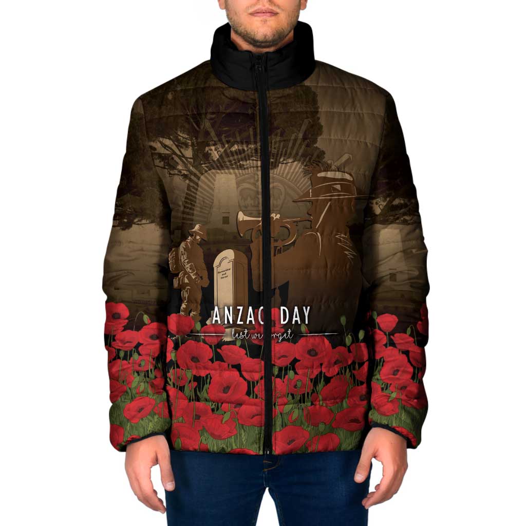 Australia - New Zealand ANZAC Lone Pine Padded Jacket The Last Post