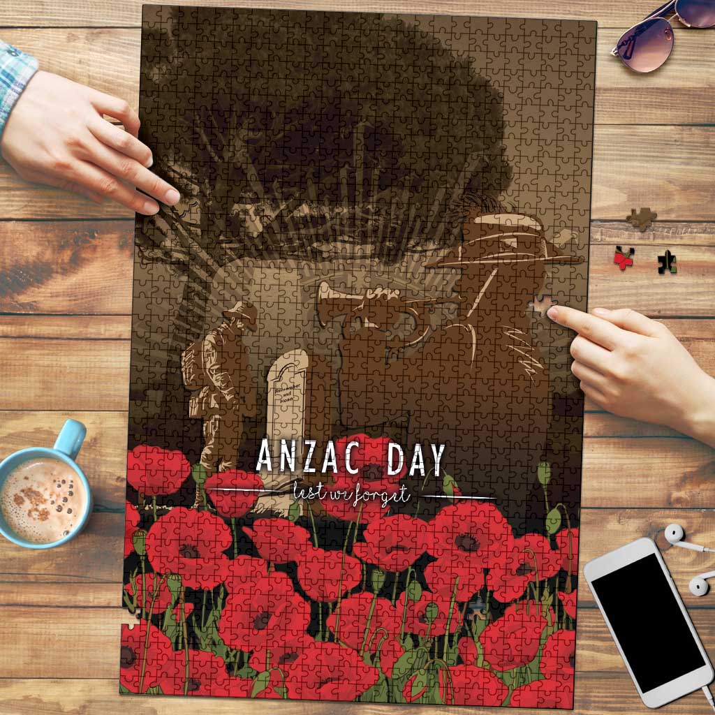 Australia - New Zealand ANZAC Lone Pine Puzzle The Last Post
