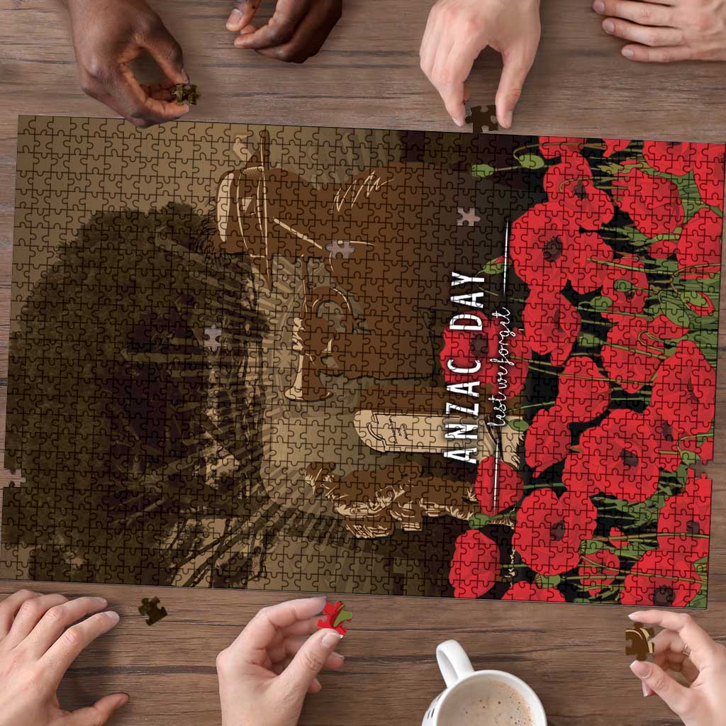 Australia - New Zealand ANZAC Lone Pine Puzzle The Last Post