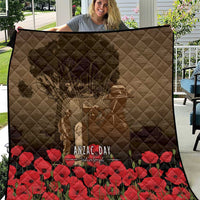 Australia - New Zealand ANZAC Lone Pine Quilt The Last Post