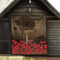 Australia - New Zealand ANZAC Lone Pine Quilt The Last Post