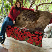 Australia - New Zealand ANZAC Lone Pine Quilt The Last Post