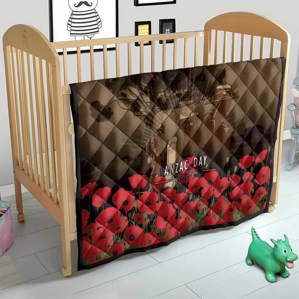 Australia - New Zealand ANZAC Lone Pine Quilt The Last Post