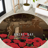 Australia - New Zealand ANZAC Lone Pine Round Carpet The Last Post