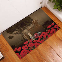 Australia - New Zealand ANZAC Lone Pine Rubber Doormat The Last Post