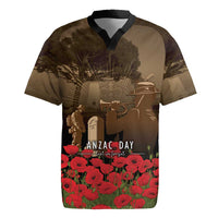 Australia - New Zealand ANZAC Lone Pine Rugby Jersey The Last Post