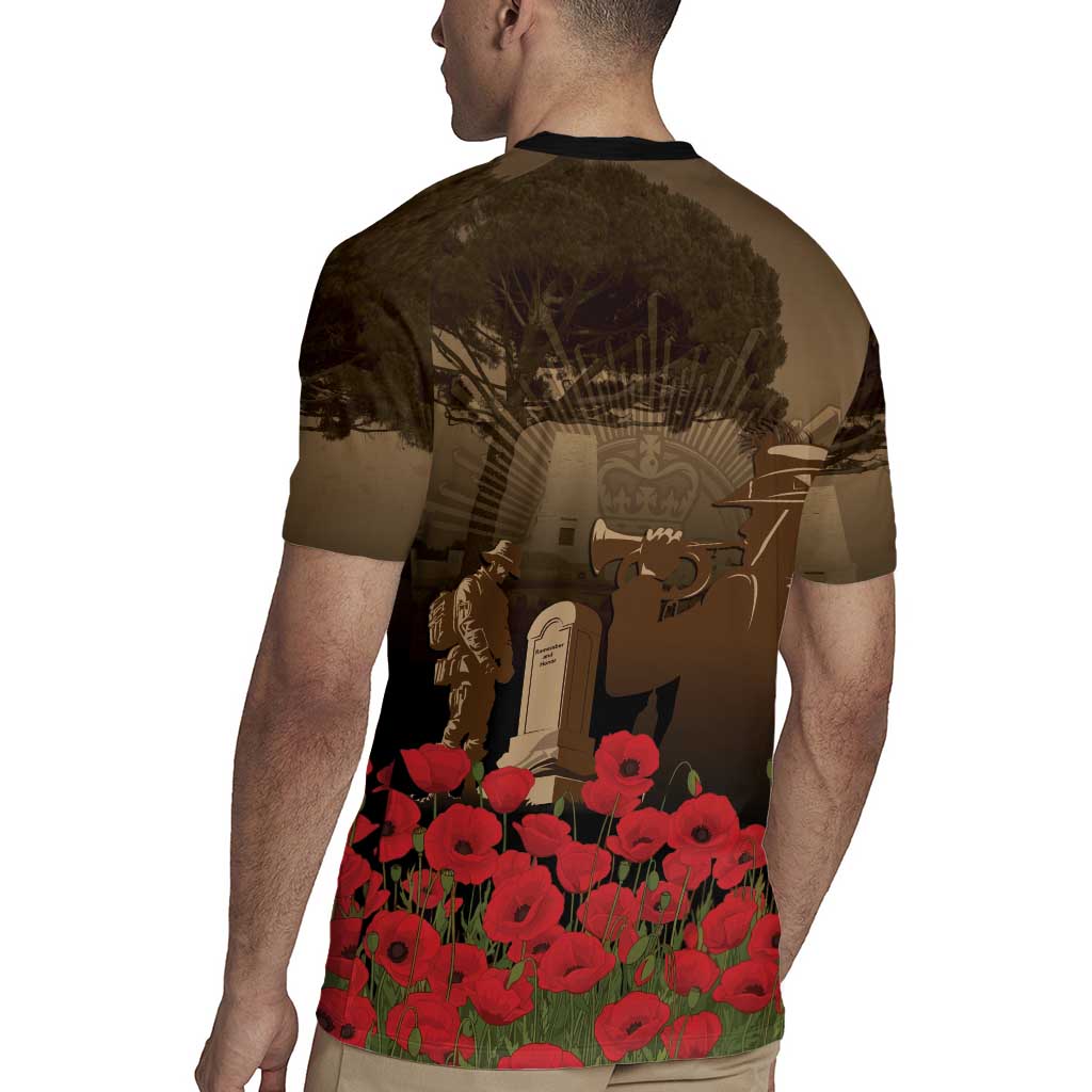 Australia - New Zealand ANZAC Lone Pine Rugby Jersey The Last Post