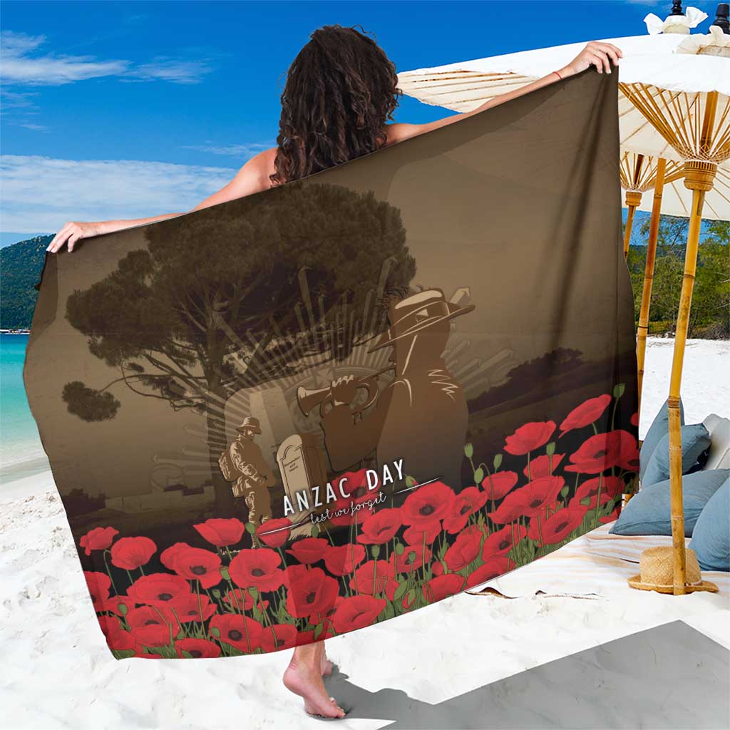 Australia - New Zealand ANZAC Lone Pine Sarong The Last Post