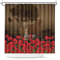 Australia - New Zealand ANZAC Lone Pine Shower Curtain The Last Post