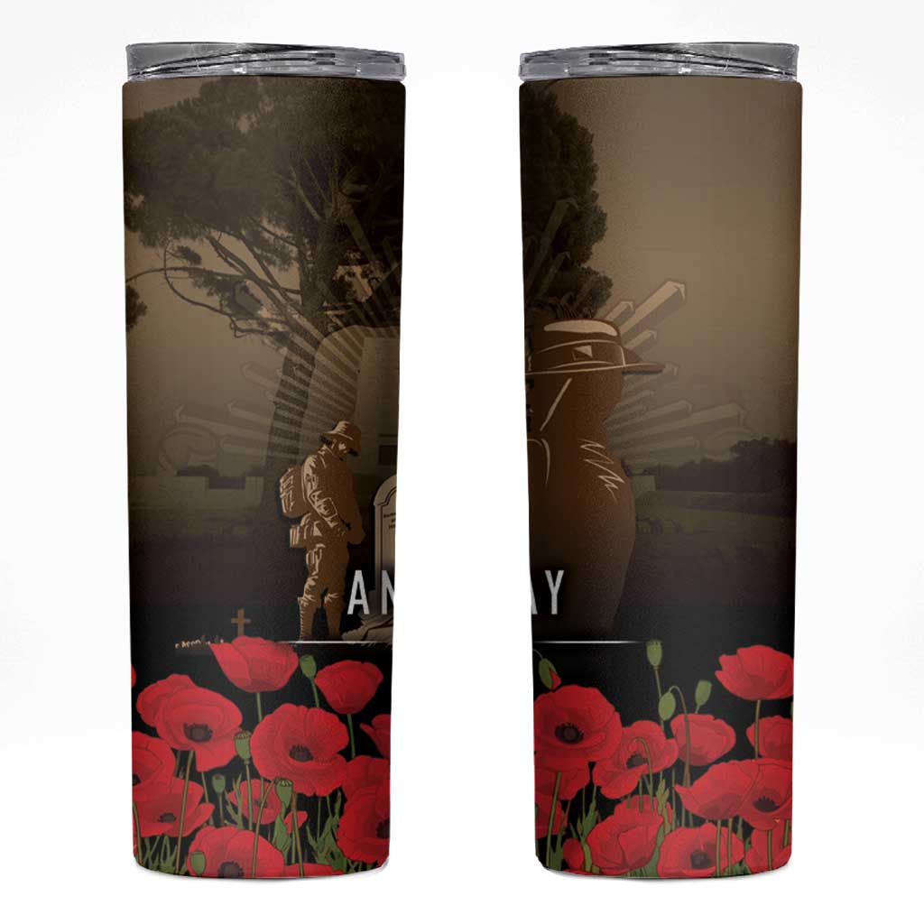 Australia - New Zealand ANZAC Lone Pine Skinny Tumbler The Last Post