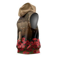 Australia - New Zealand ANZAC Lone Pine Sleeveless Hoodie The Last Post
