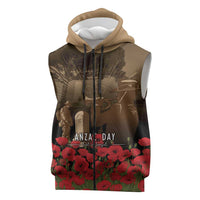 Australia - New Zealand ANZAC Lone Pine Sleeveless Zip Hoodie The Last Post