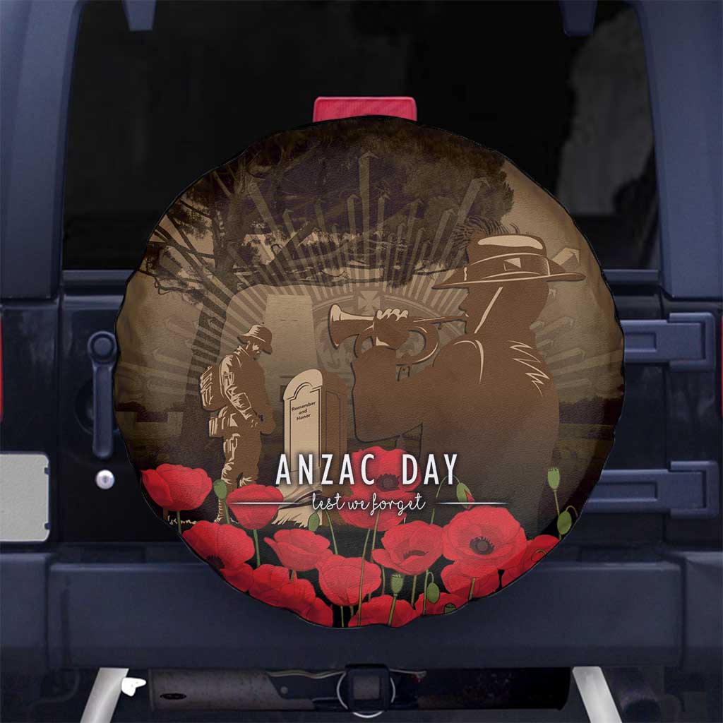 Australia - New Zealand ANZAC Lone Pine Spare Tire Cover The Last Post