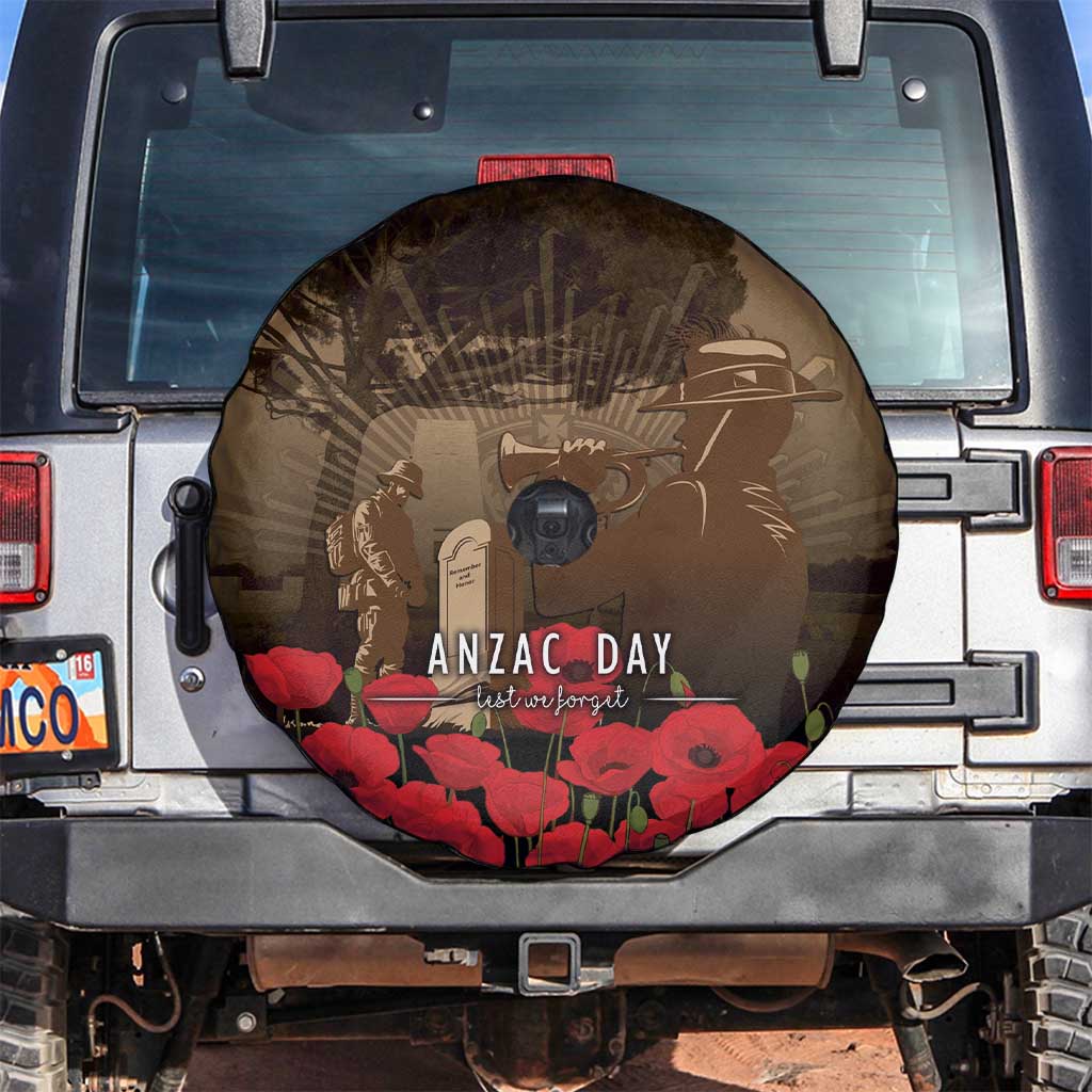 Australia - New Zealand ANZAC Lone Pine Spare Tire Cover The Last Post
