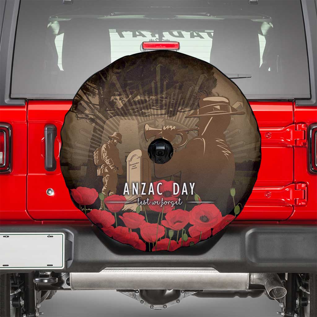 Australia - New Zealand ANZAC Lone Pine Spare Tire Cover The Last Post