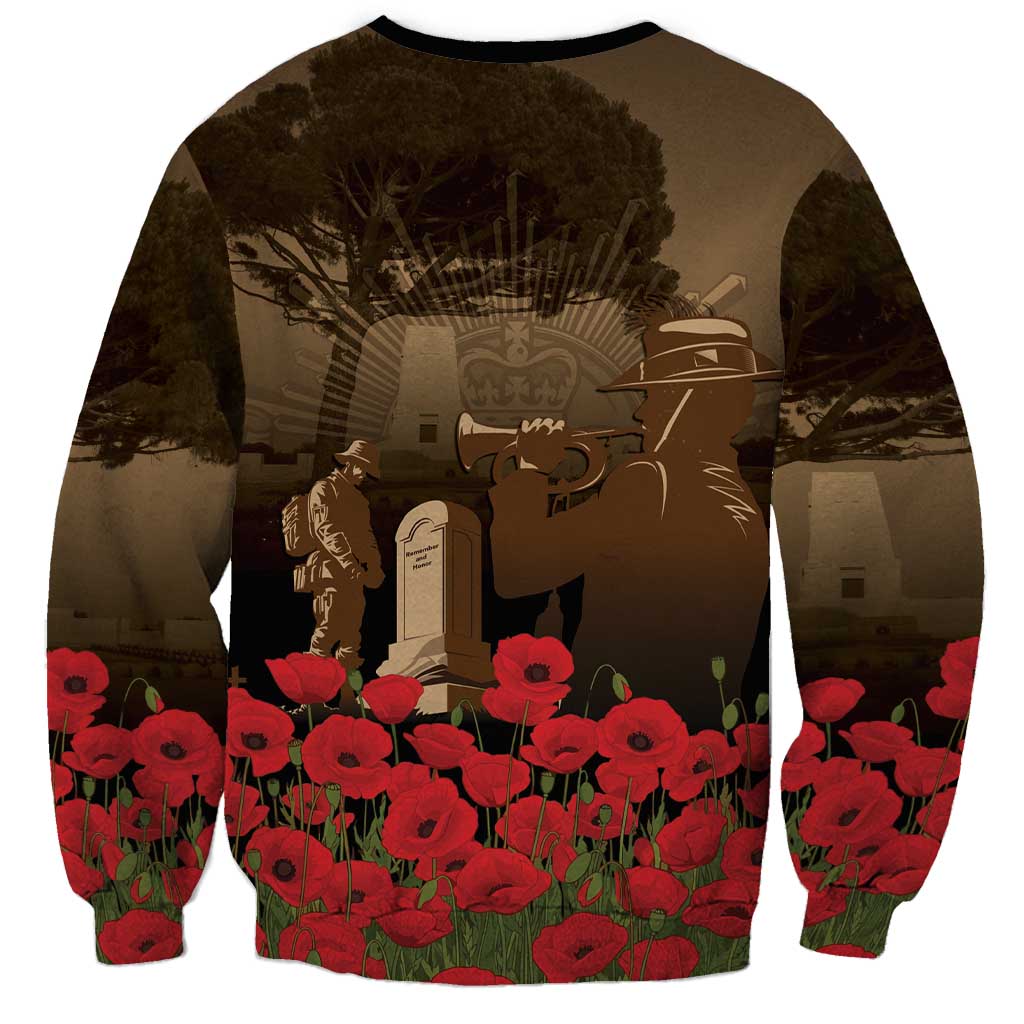 Australia - New Zealand ANZAC Lone Pine Sweatshirt The Last Post