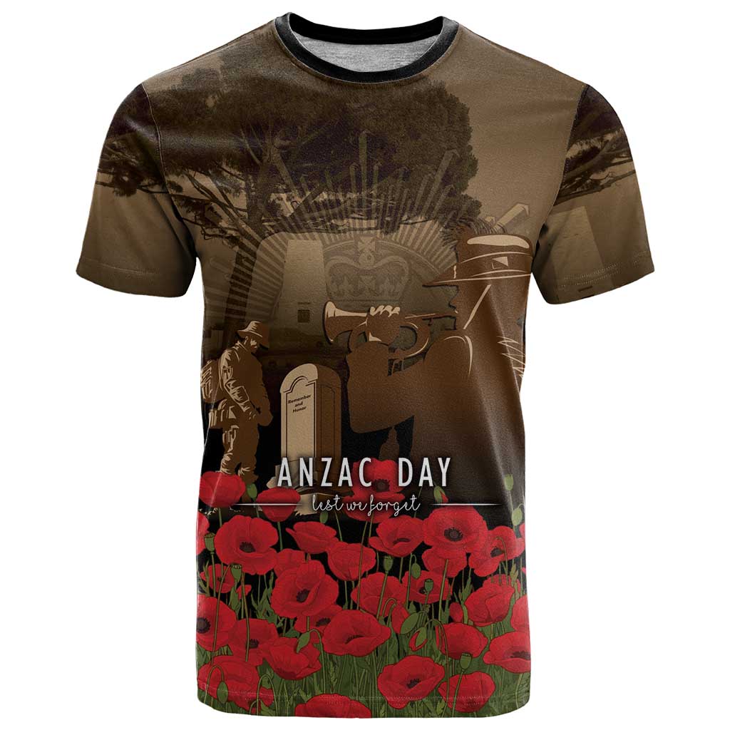 Australia - New Zealand ANZAC Lone Pine T Shirt The Last Post