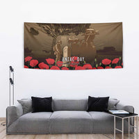 Australia - New Zealand ANZAC Lone Pine Tapestry The Last Post
