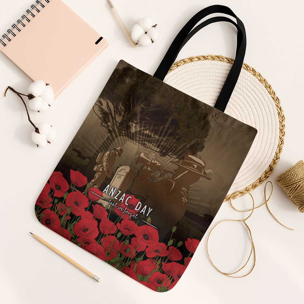 Australia - New Zealand ANZAC Lone Pine Tote Bag The Last Post