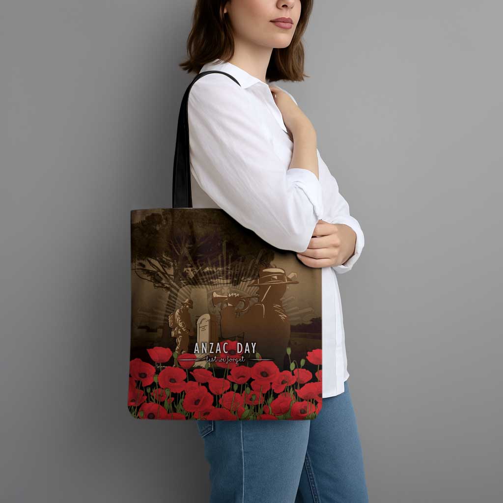 Australia - New Zealand ANZAC Lone Pine Tote Bag The Last Post