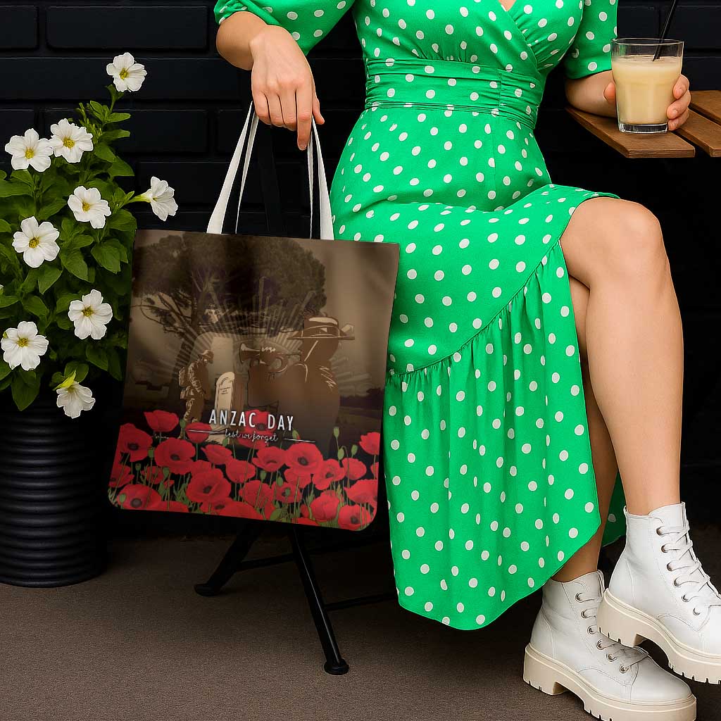 Australia - New Zealand ANZAC Lone Pine Tote Bag The Last Post