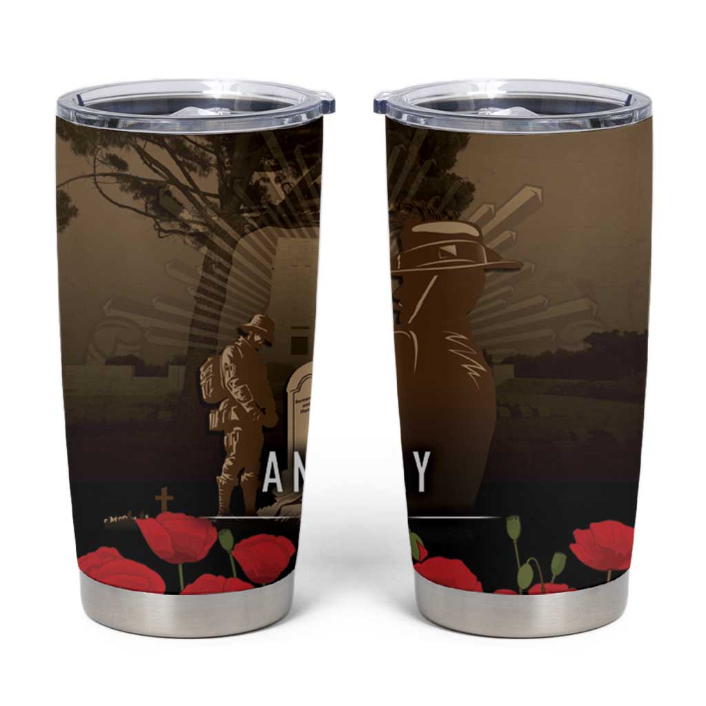 Australia - New Zealand ANZAC Lone Pine Tumbler Cup The Last Post