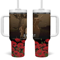 Australia - New Zealand ANZAC Lone Pine Tumbler With Handle The Last Post