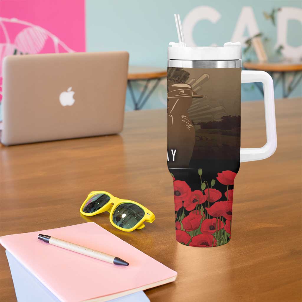 Australia - New Zealand ANZAC Lone Pine Tumbler With Handle The Last Post