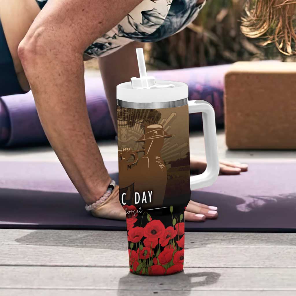 Australia - New Zealand ANZAC Lone Pine Tumbler With Handle The Last Post