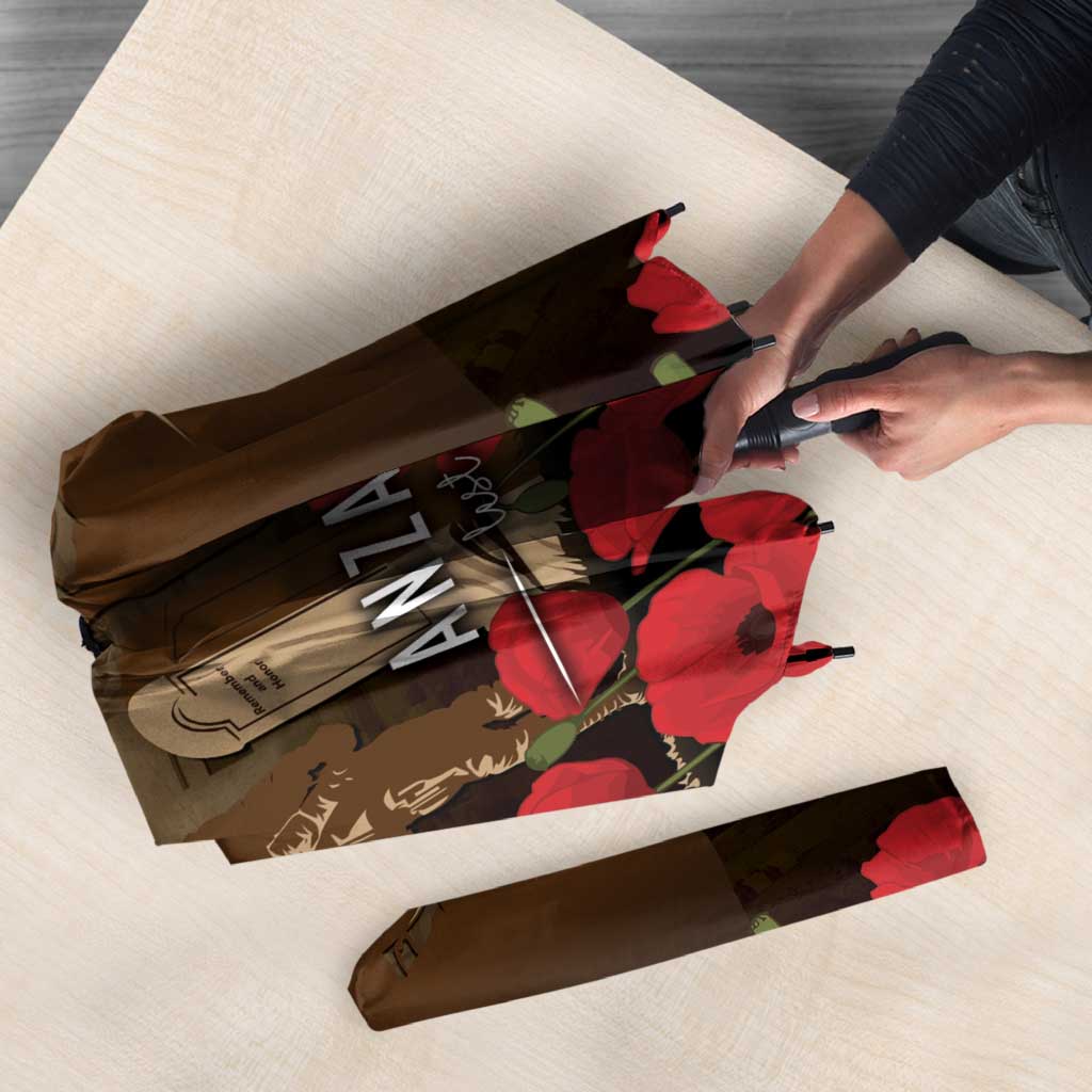 Australia - New Zealand ANZAC Lone Pine Umbrella The Last Post