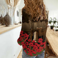 Australia - New Zealand ANZAC Lone Pine Women Casual Shirt The Last Post