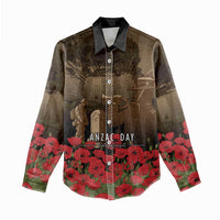 Australia - New Zealand ANZAC Lone Pine Women Casual Shirt The Last Post