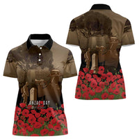 Australia - New Zealand ANZAC Lone Pine Women Polo Shirt The Last Post