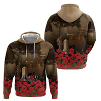 Australia - New Zealand ANZAC Lone Pine Zip Hoodie The Last Post