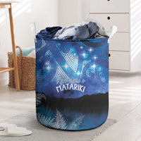 NZ Maori Matariki Scenery Laundry Basket Galaxy Sky