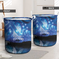 NZ Maori Matariki Scenery Laundry Basket Galaxy Sky