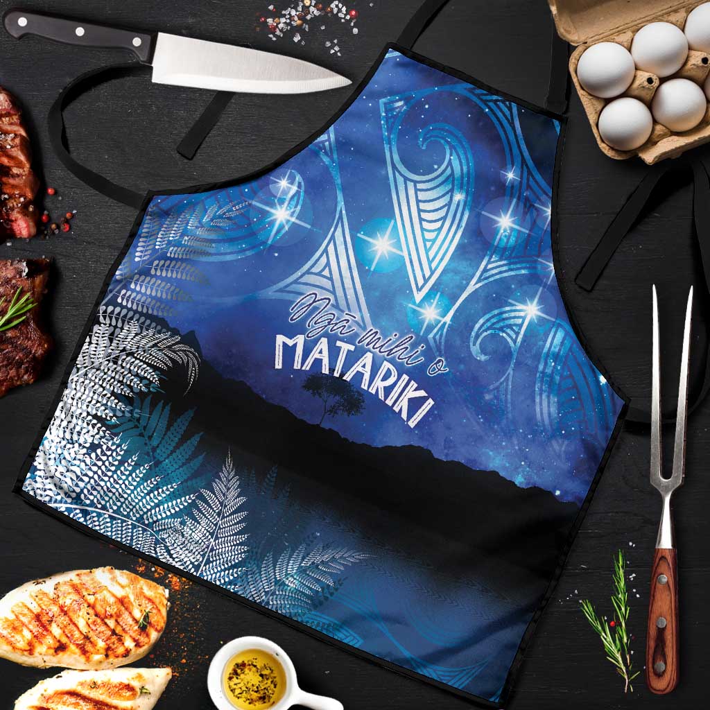 NZ Maori Matariki Scenery Apron Galaxy Sky