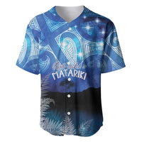 NZ Maori Matariki Scenery Baseball Jersey Galaxy Sky