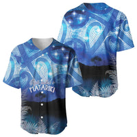NZ Maori Matariki Scenery Baseball Jersey Galaxy Sky