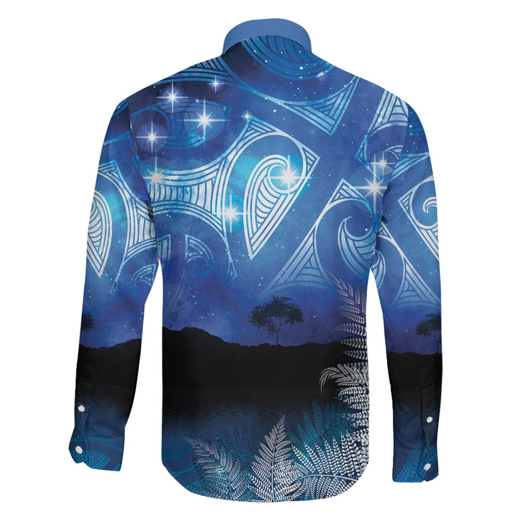 NZ Maori Matariki Scenery Family Matching Mermaid Dress and Hawaiian Shirt Galaxy Sky LT7 - Polynesian Pride
