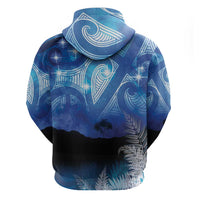 NZ Maori Matariki Scenery Hoodie Galaxy Sky